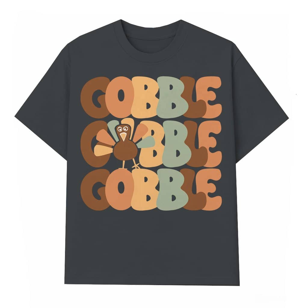 Thanksgiving Gobble T-shirt – Thanksgiving Gift Retro Funny