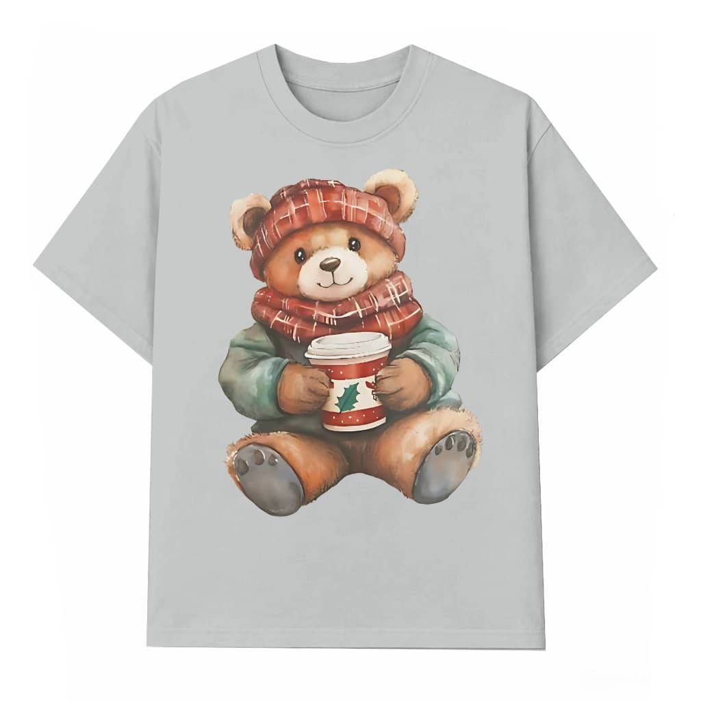 Cuddle Bear T-shirt – Christmas Gift for Her