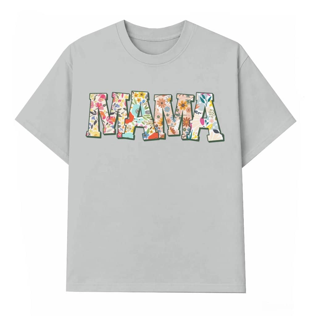 Retro Flower Mama T-shirt – Mother's Day Gift for Mom Vintage