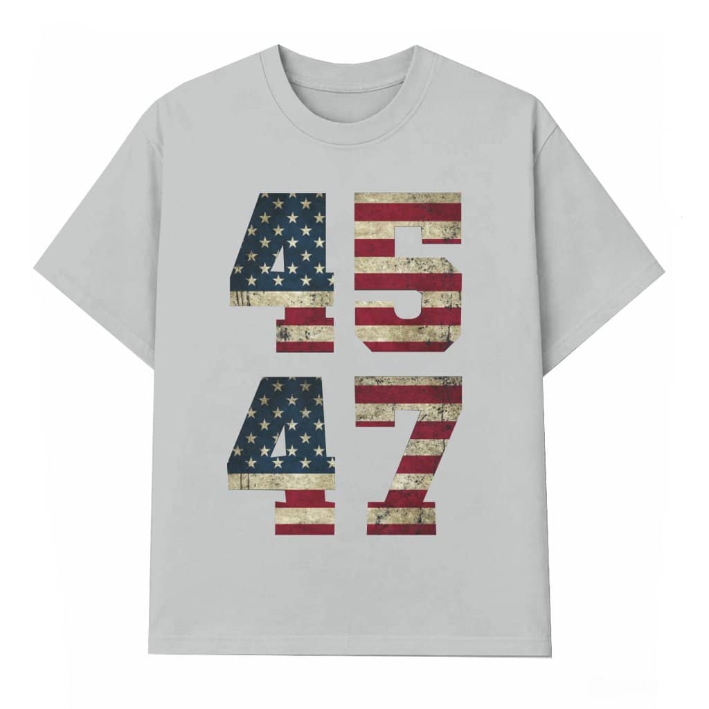 Patriotic USA Flag 45 47 T-shirt – 4th of July Patriotic Gift