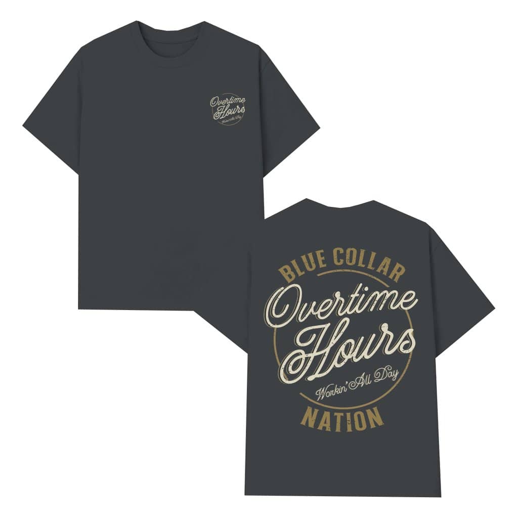 Blue Collar Lineman Trucker T-shirt – Gift for Men 2 Sided Graphic