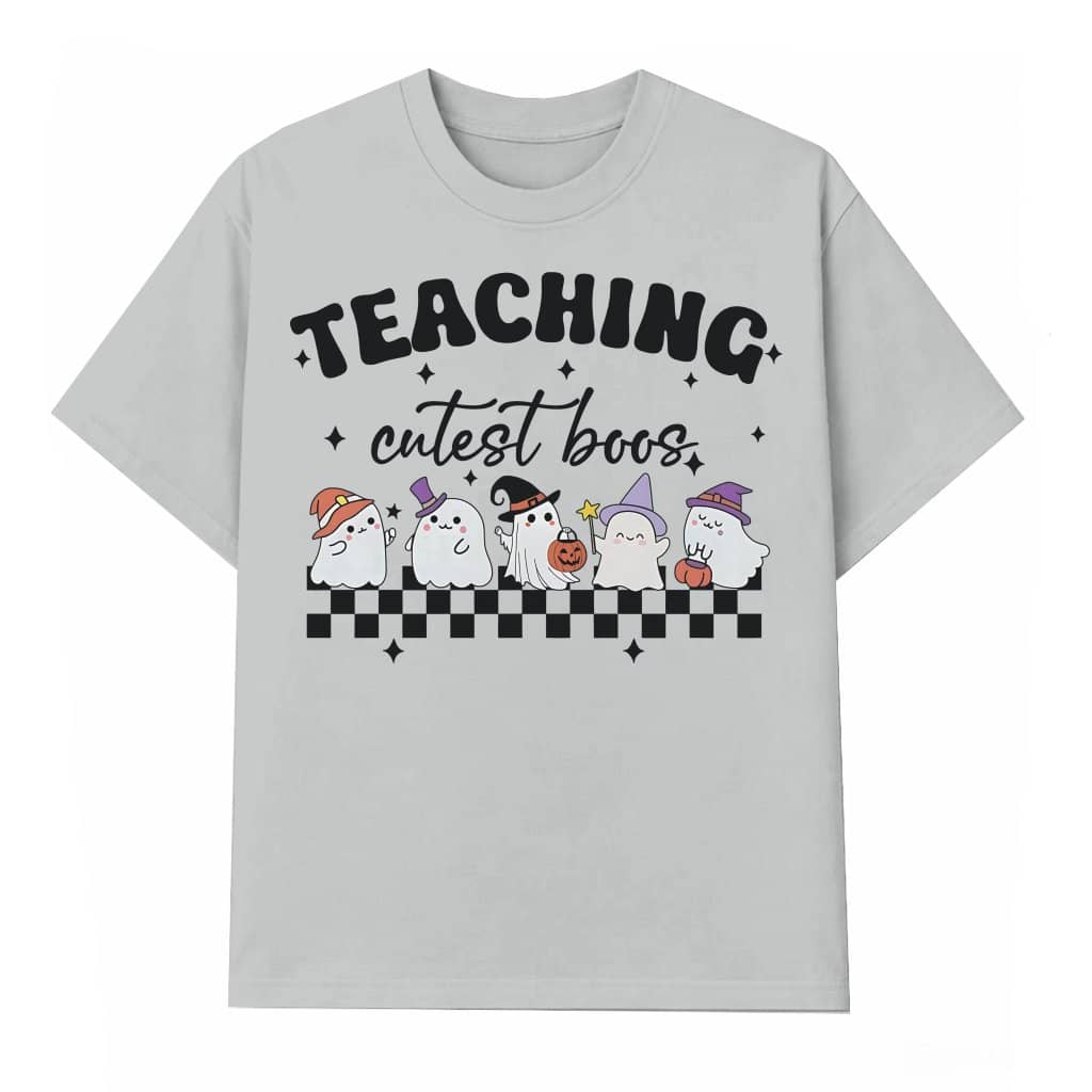Teaching Cutest Boos T-shirt – Halloween Gift for Teacher Funny Cute