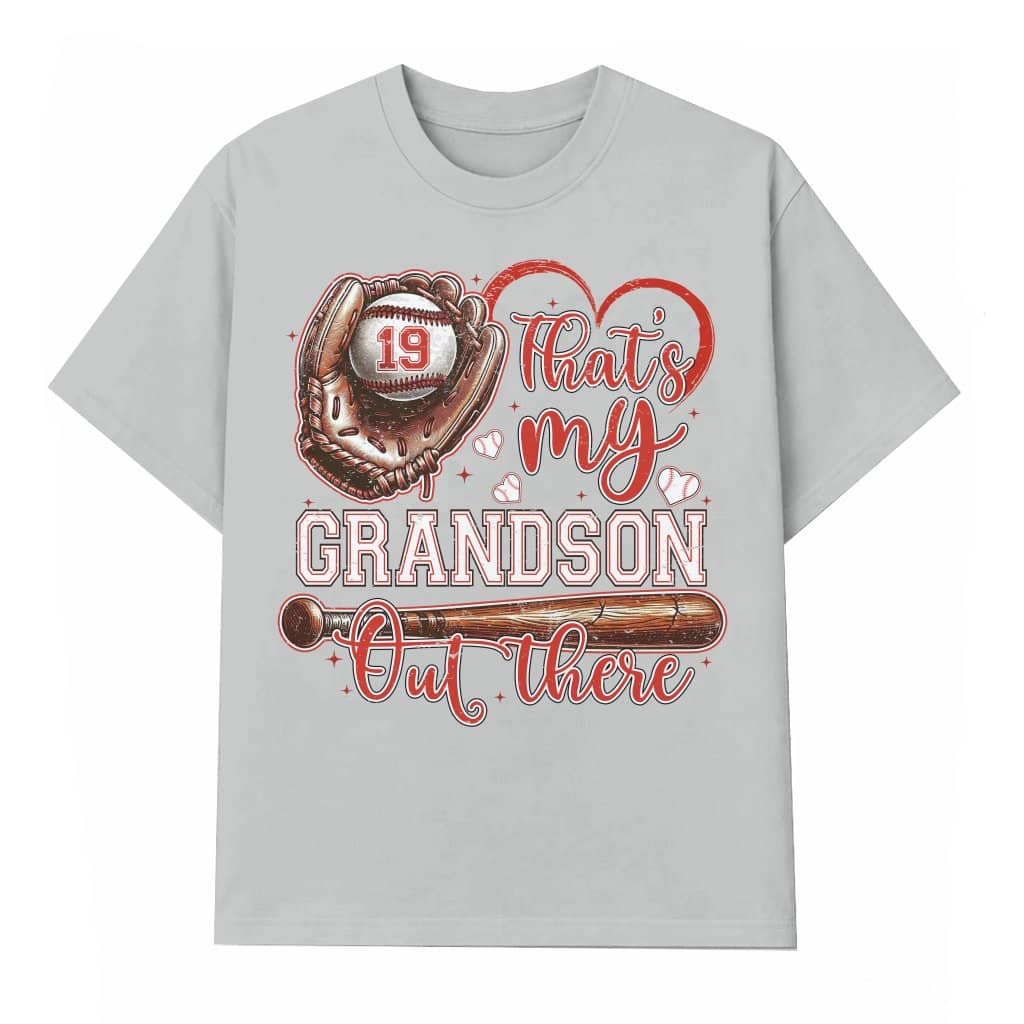 Baseball Grandma T-shirt – Mother's Day Gift for Grandma Player Number