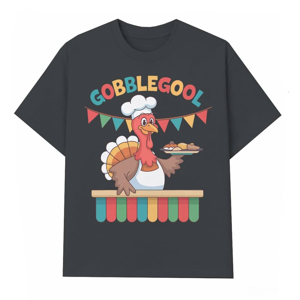 Funny Gobblegool Turkey Chef T-shirt – Thanksgiving Gift