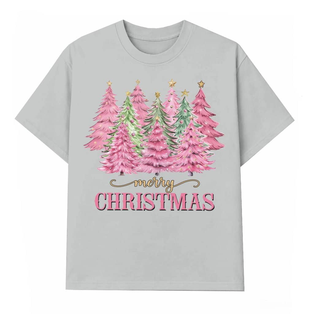 Pink Tree T-shirt – Christmas Gift