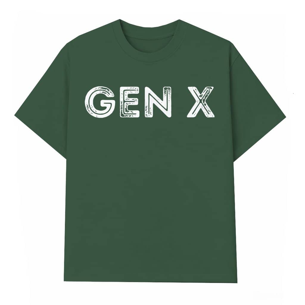 Funny Gen X T-shirt – Retro 70s 80s Nostalgia Gift for Gen X