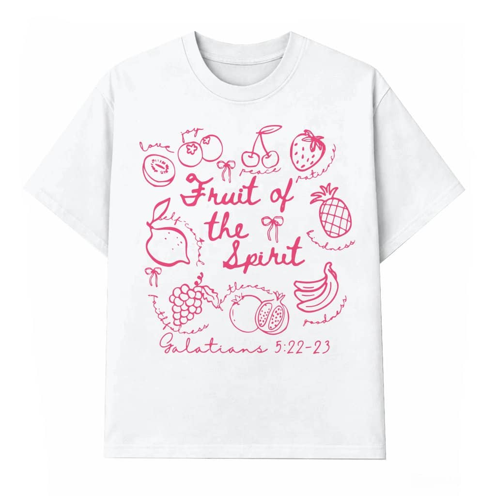 Fruits of the Spirit T-shirt – Christian Gift Boho Bible Verse