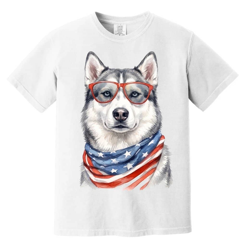 Comfort Colors America Husky T-Shirt – 4th of July Gift for Patriot