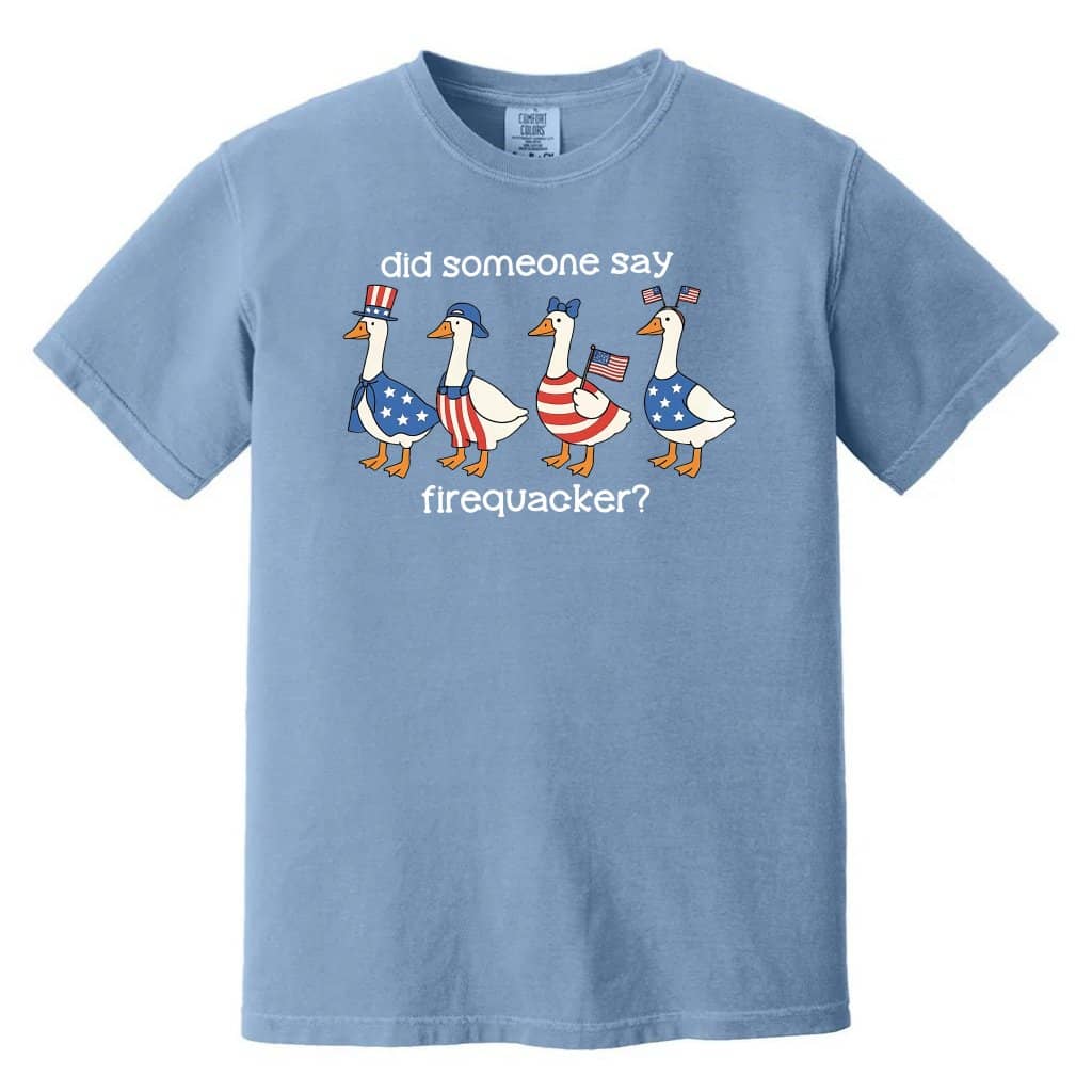 Comfort Color Patriotic Duck Shirt – 4th of July Funny Tee