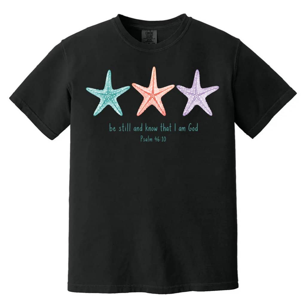 Comfort Colors Psalm 46:10 Be Still Shirt – Gift for Christians