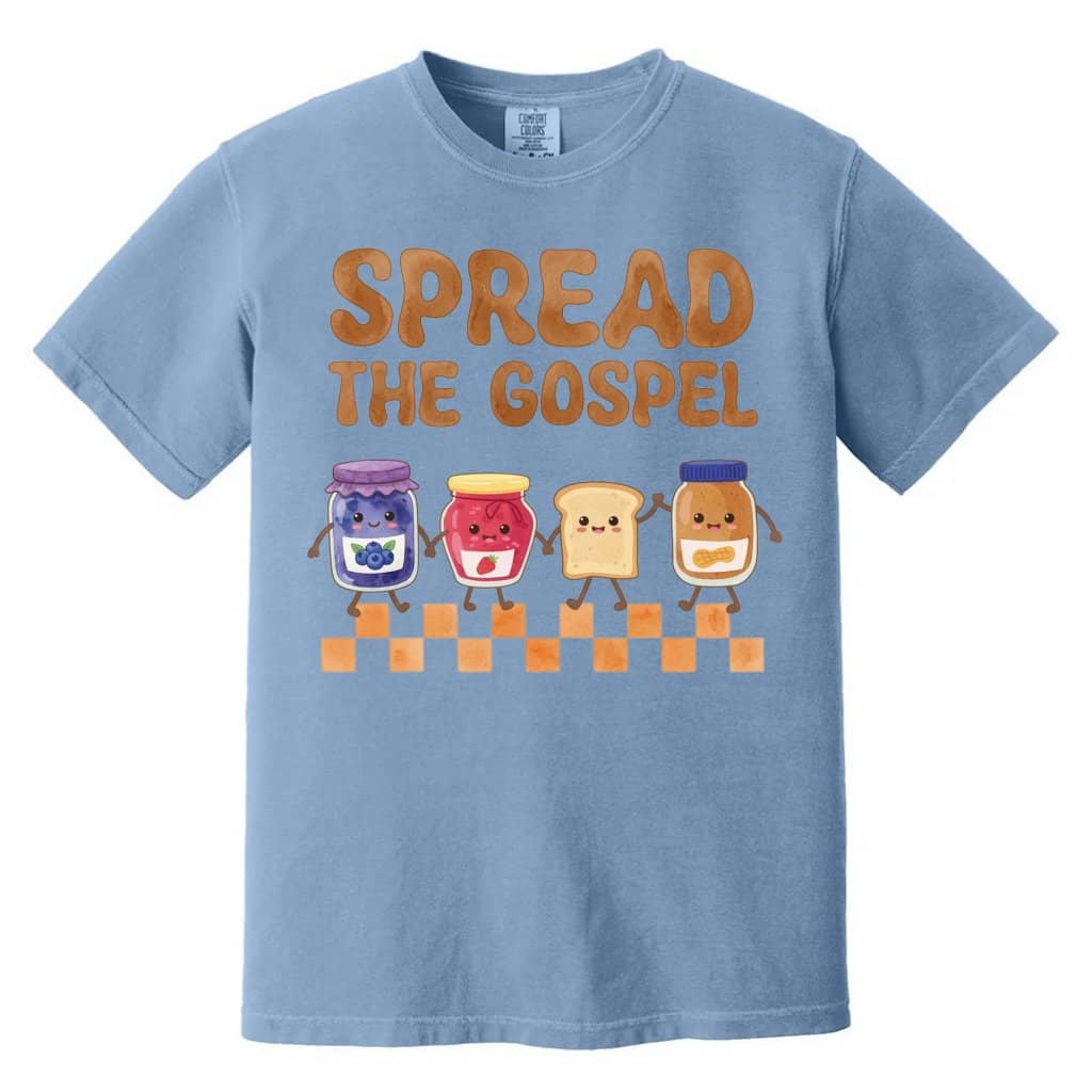 Comfort Colors Spread the Gospel Shirt – Gift for Christians Bible Tee