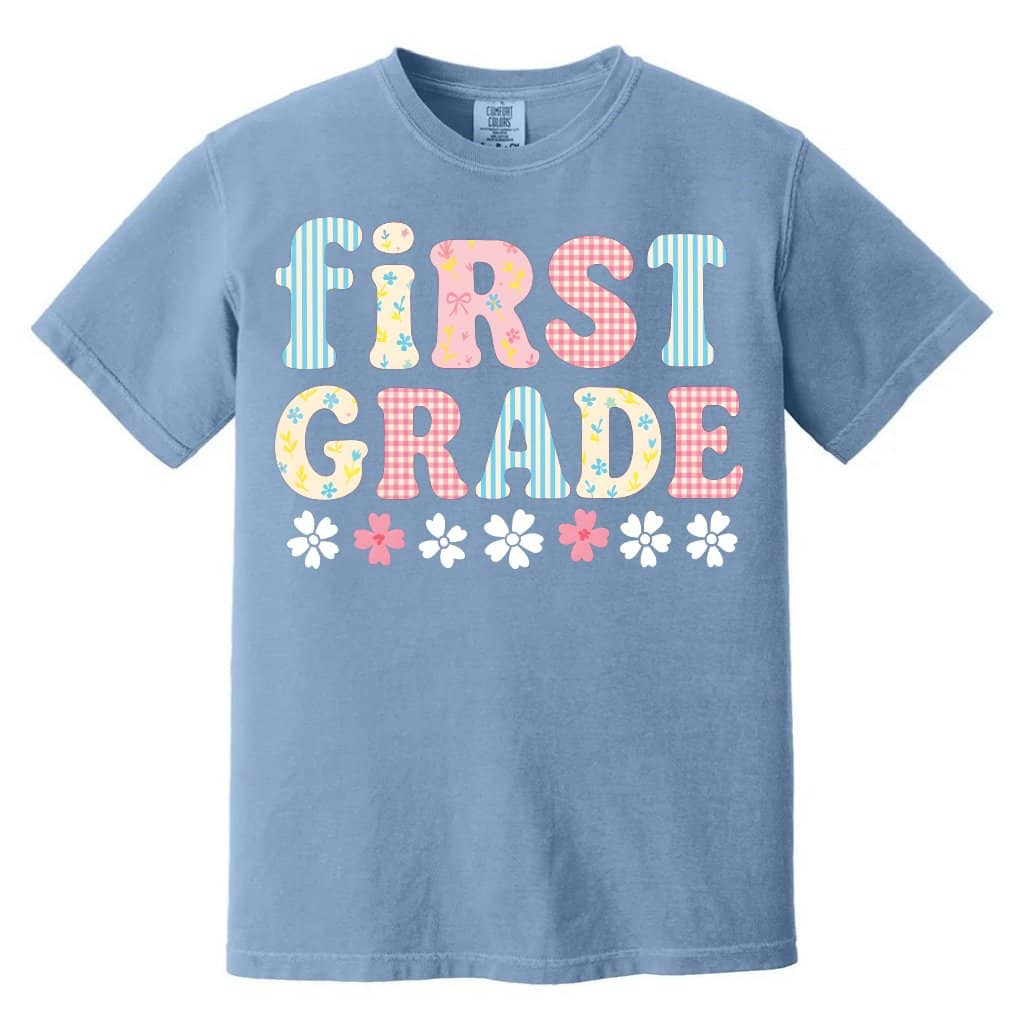 Comfort Colors First Grade Teacher Shirt – Back to School Teacher Gift