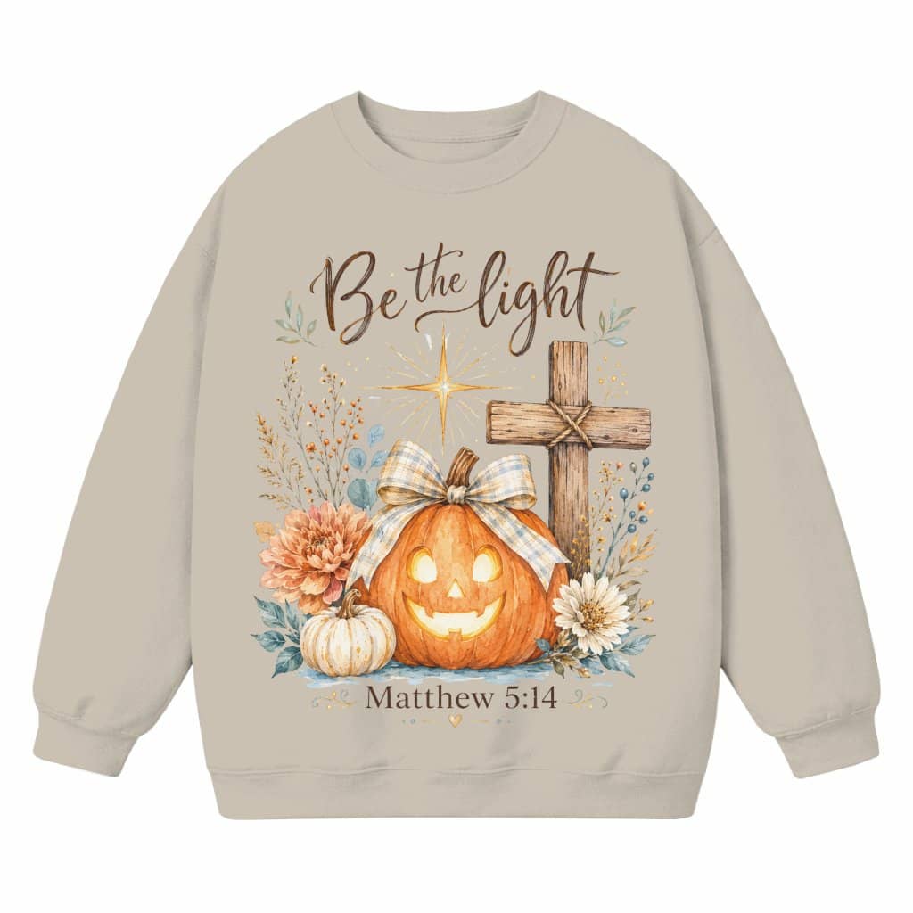 Be the Light Matthew 5:14 Sweatshirt – Gift for Christians