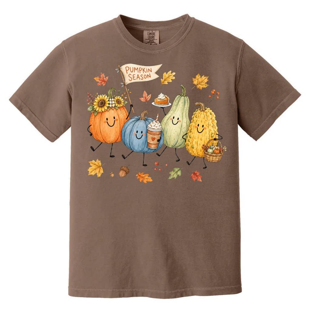 Comfort Colors Pumpkin Season Shirt – Funny Fall Halloween Gift for Her