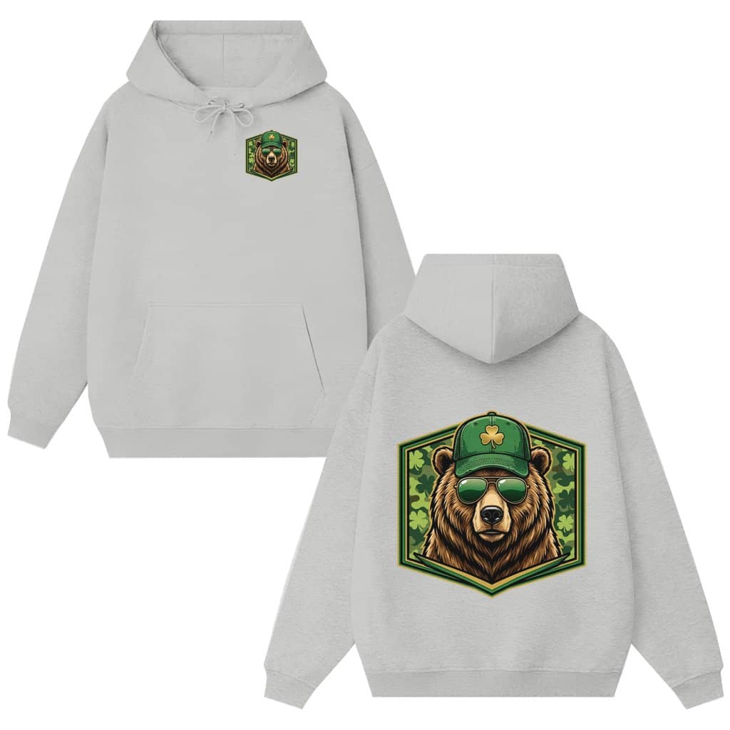 Bears Good Luck Hoodie – Saint Patrick's Day Gift for Him & Her