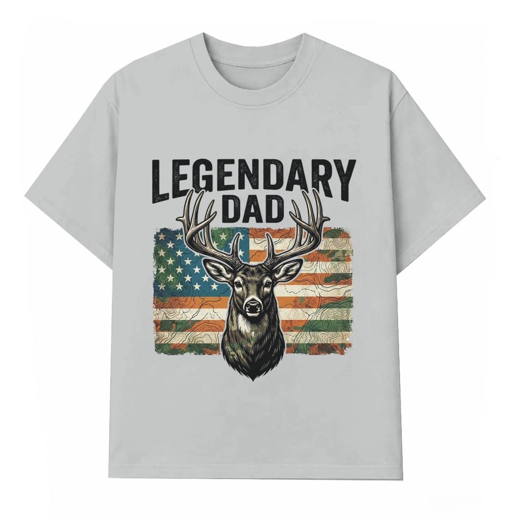 Legendary Dad Deer T-shirt – Father's Day Gift for Dad American Hunter