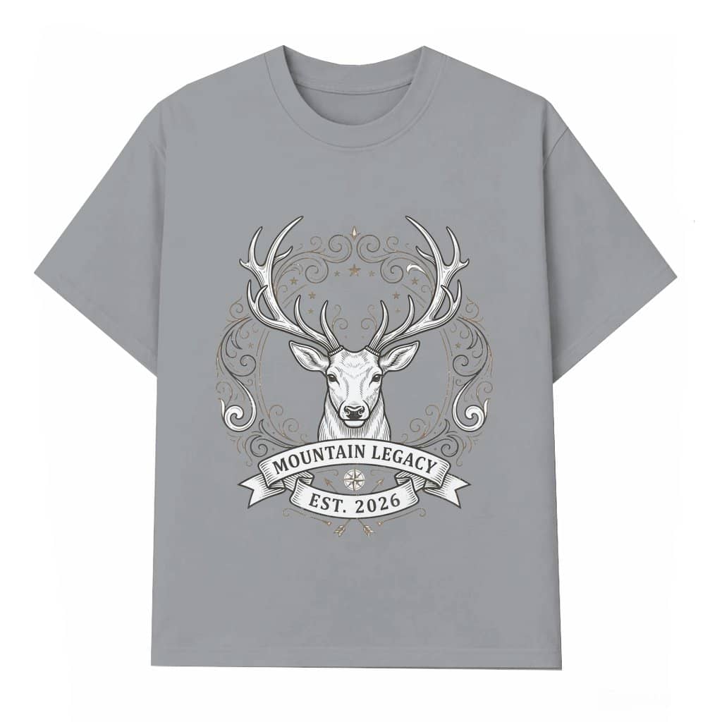 Mountain Legacy Deer T-shirt – Vintage Buck Hunting Gift for Hunter Outdoor Wildlife