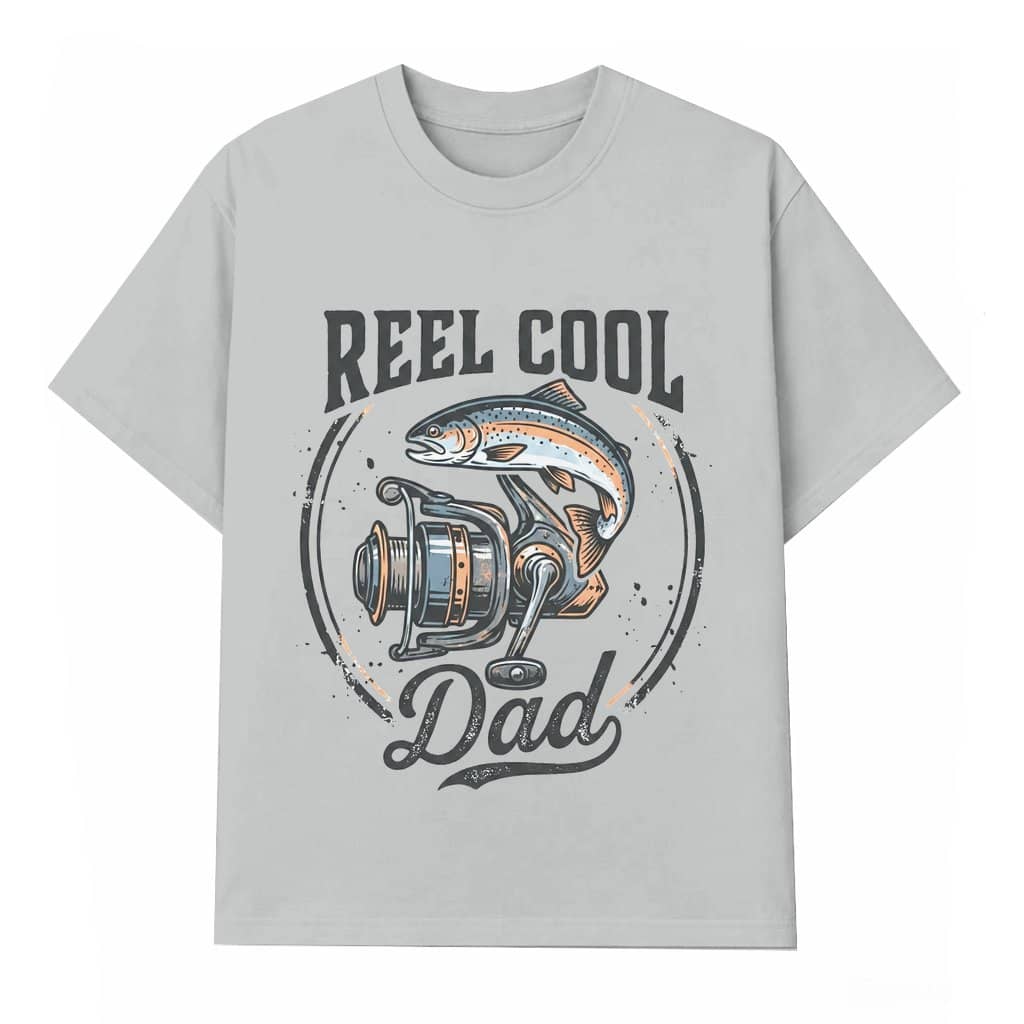 Reel Cool Fishing Dad T-shirt – Father's Day Gift for Dad Funny Vintage