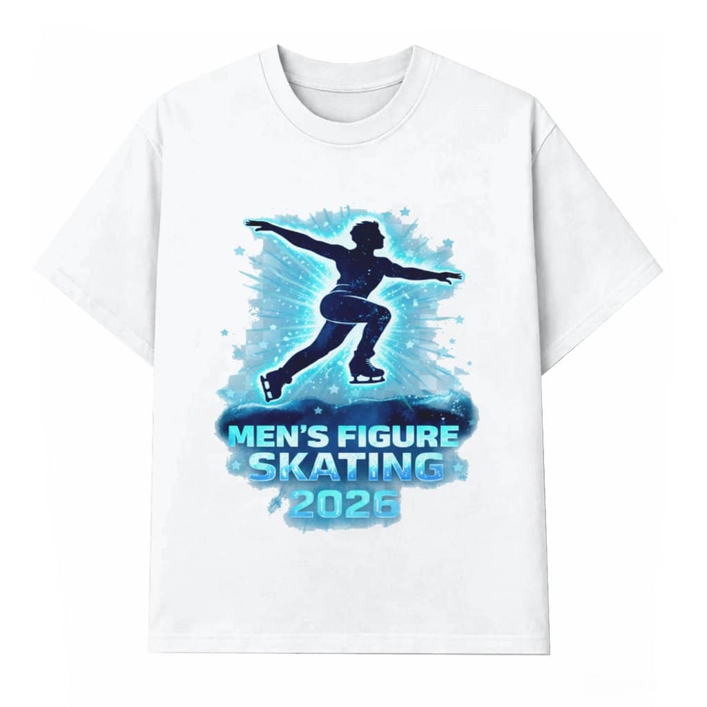 Figure Skating 2026 Ice Skating T-shirt – Winter Championship Gift for Men Skating Fans