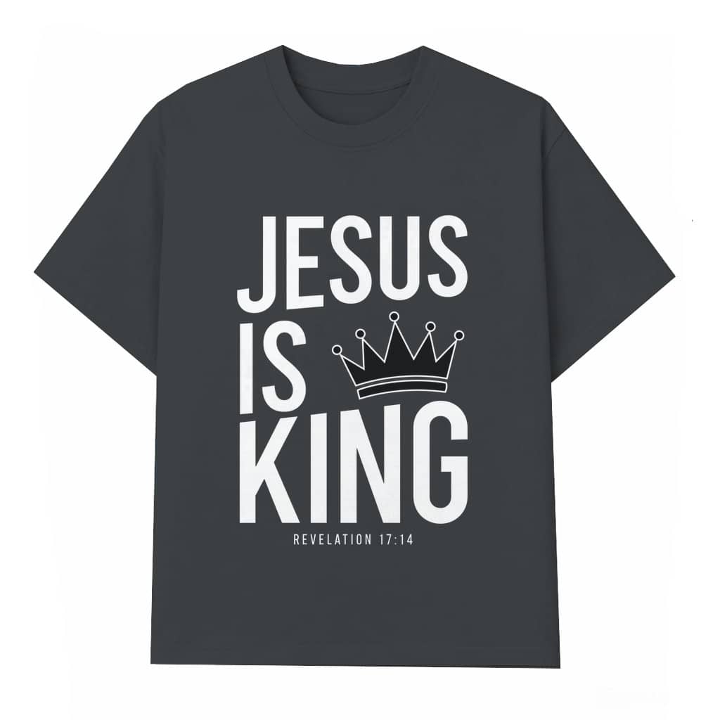 Jesus Is King T-shirt – Christian Gift for Jesus Faith Lovers