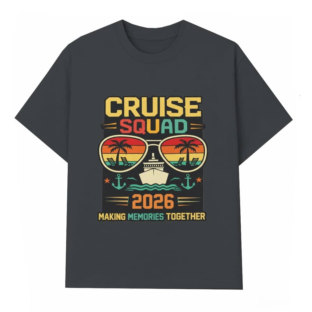 Cruise Squad 2026 T-shirt – Anniversary Honeymoon Cruise Gift for Couple