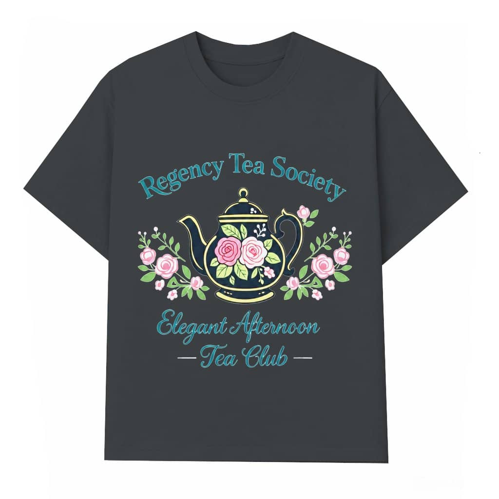 Lady Whiiiistledown Regency Tea Society T-shirt – Watch Party Gift for Book Lovers Regency Style