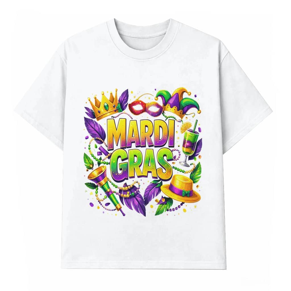 Mardi Gras Carnival Parade T-shirt – Fat Tuesday Mardi Gras Gift