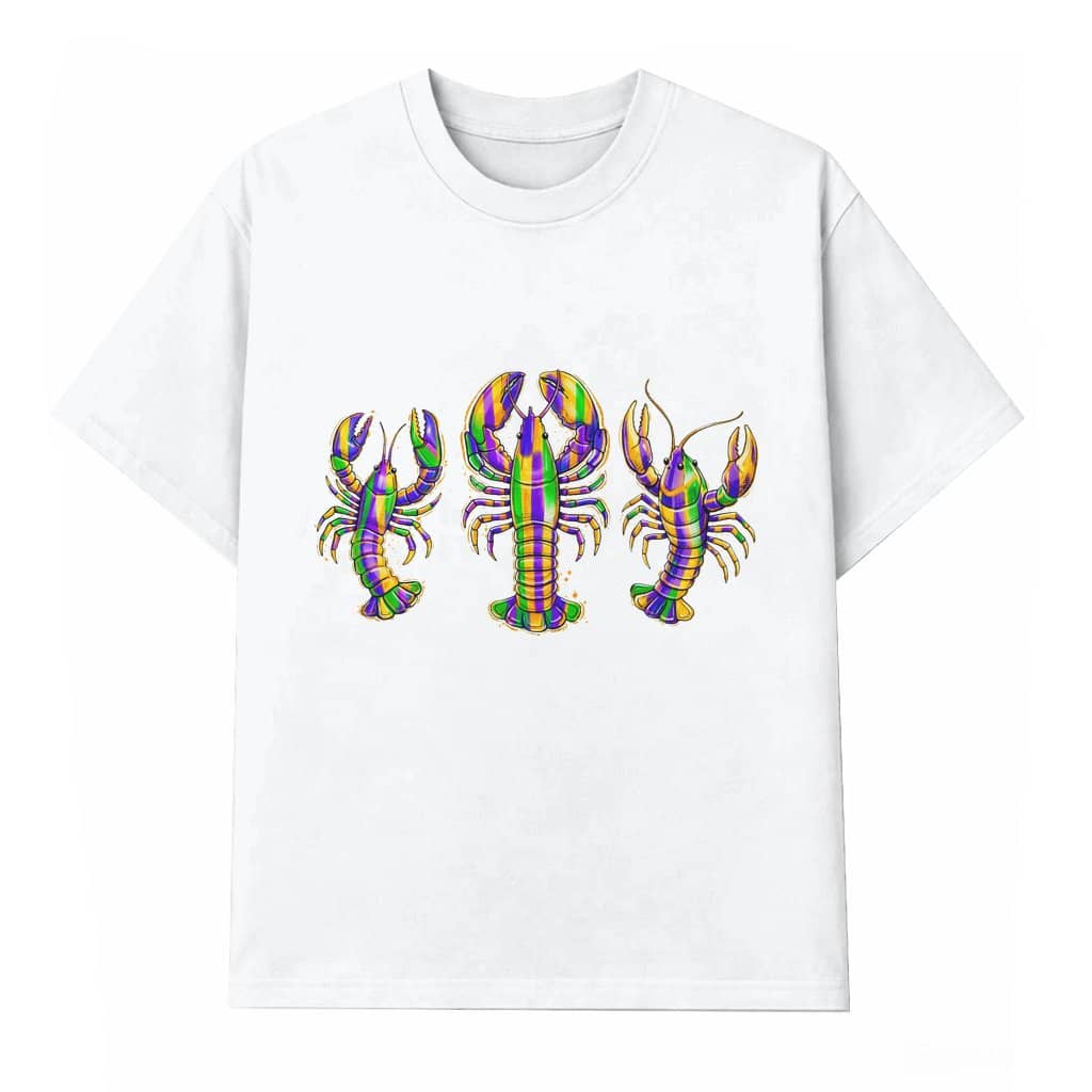 Funny Crawfish T-shirt Mardi Gras – Gift for Family Fat Tuesday Matching