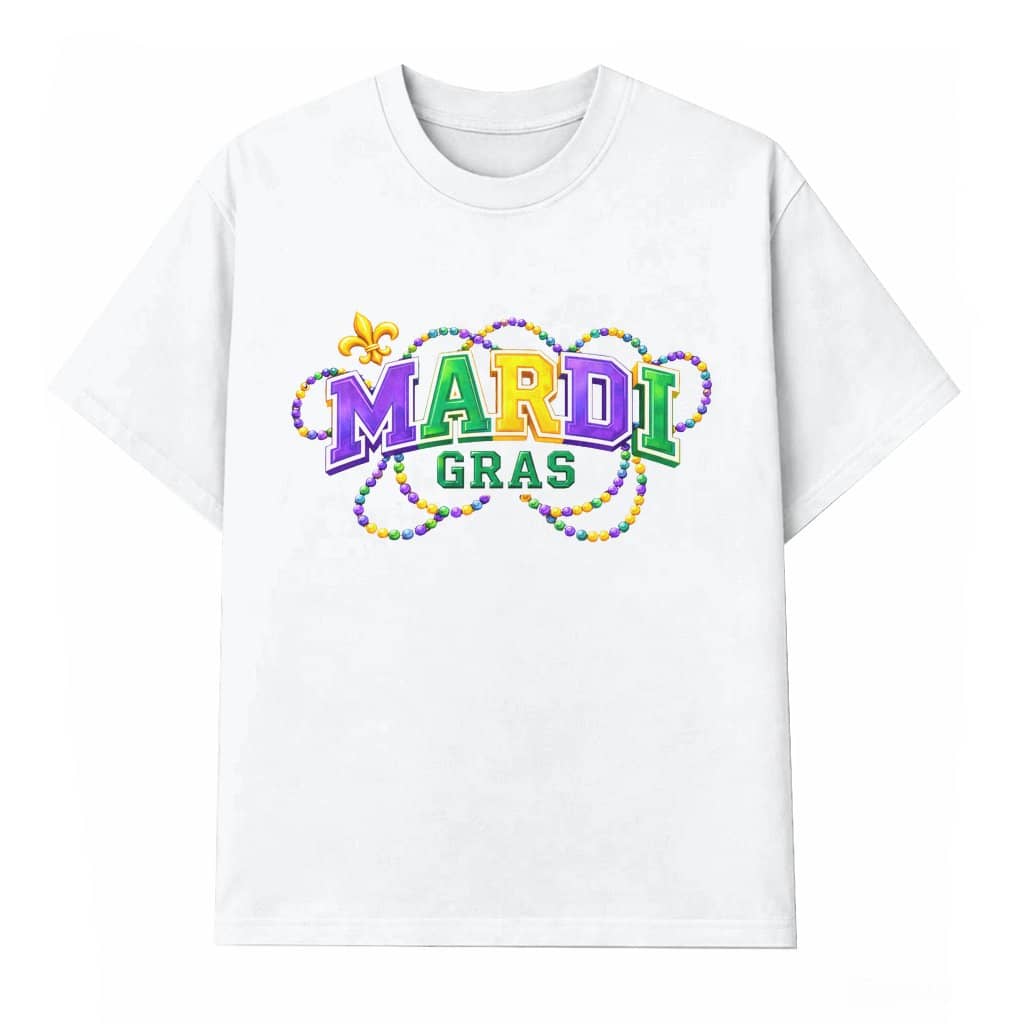 Mardi Gras T-shirt – Fat Tuesday Party Gift for Men Women
