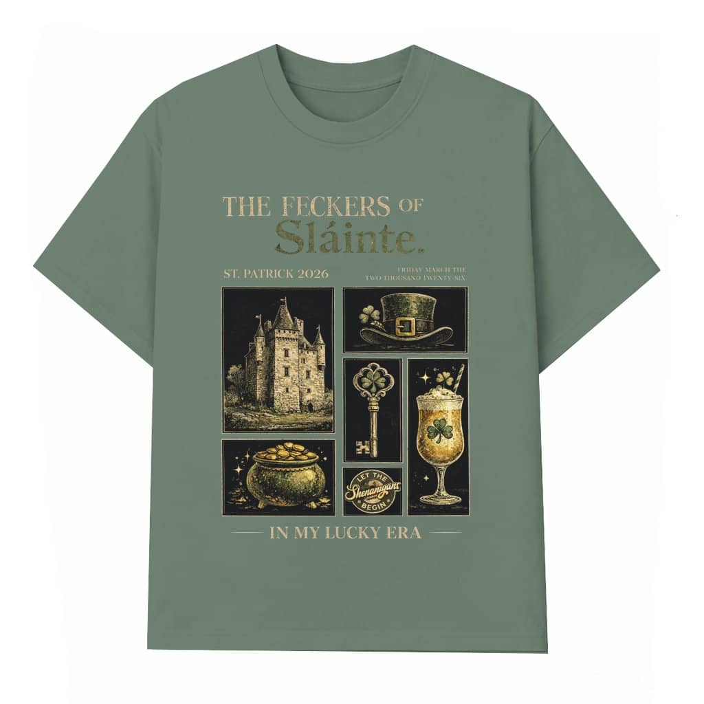 The Feckers Of Slainte Lucky T-shirt – St. Patrick's Day Gift for Him & Her Funny
