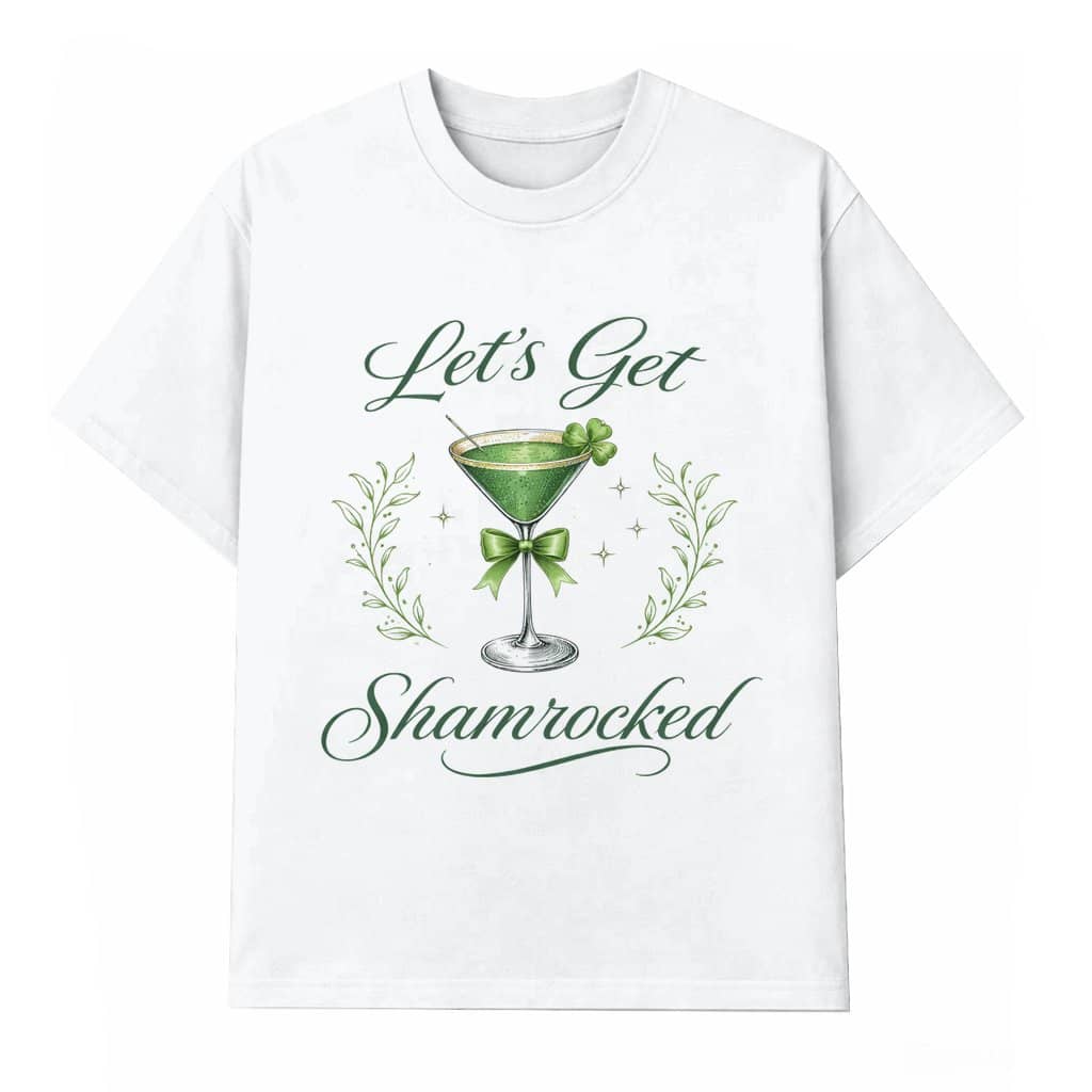 Let’s Get Shamrocked T-shirt – St Patrick’s Day Irish Drinking Gift for Men Women