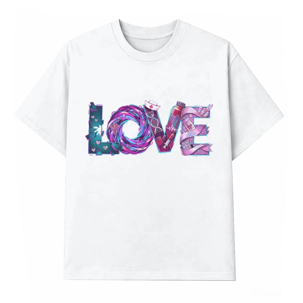 Trending Love Nurse Valentine's Day, Valentine Nurse with Medical Tools Graphic, Bold & Strong Nurse Gift