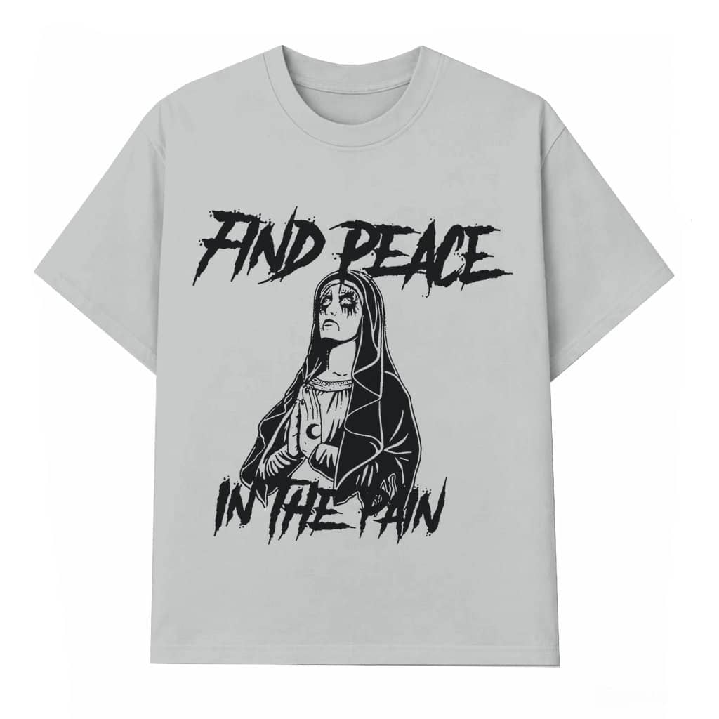 Find Peace in the Pain T-shirt – Inspirational Quote Gift for Men Women