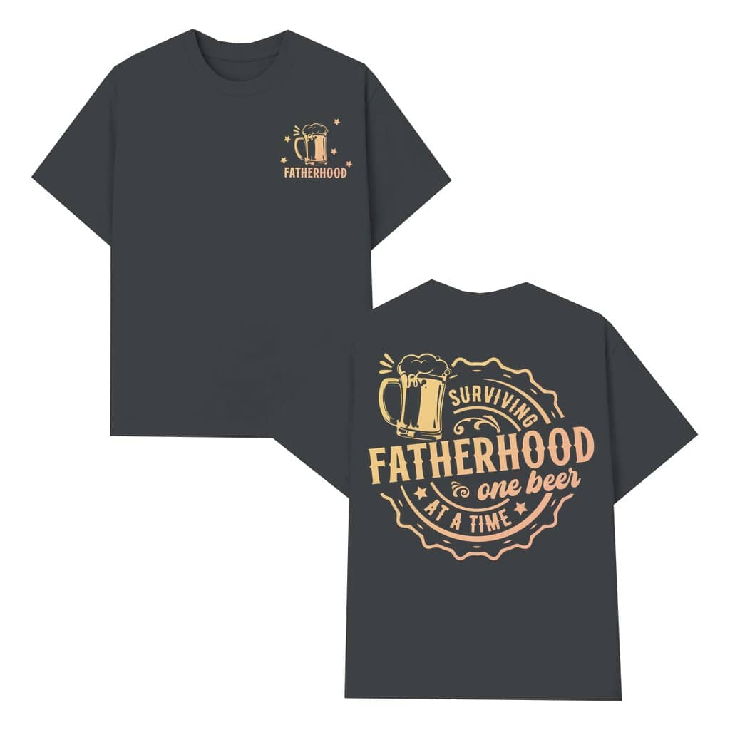 Funny Fatherhood T-shirt – Gift for Dad Tropical Streetwear