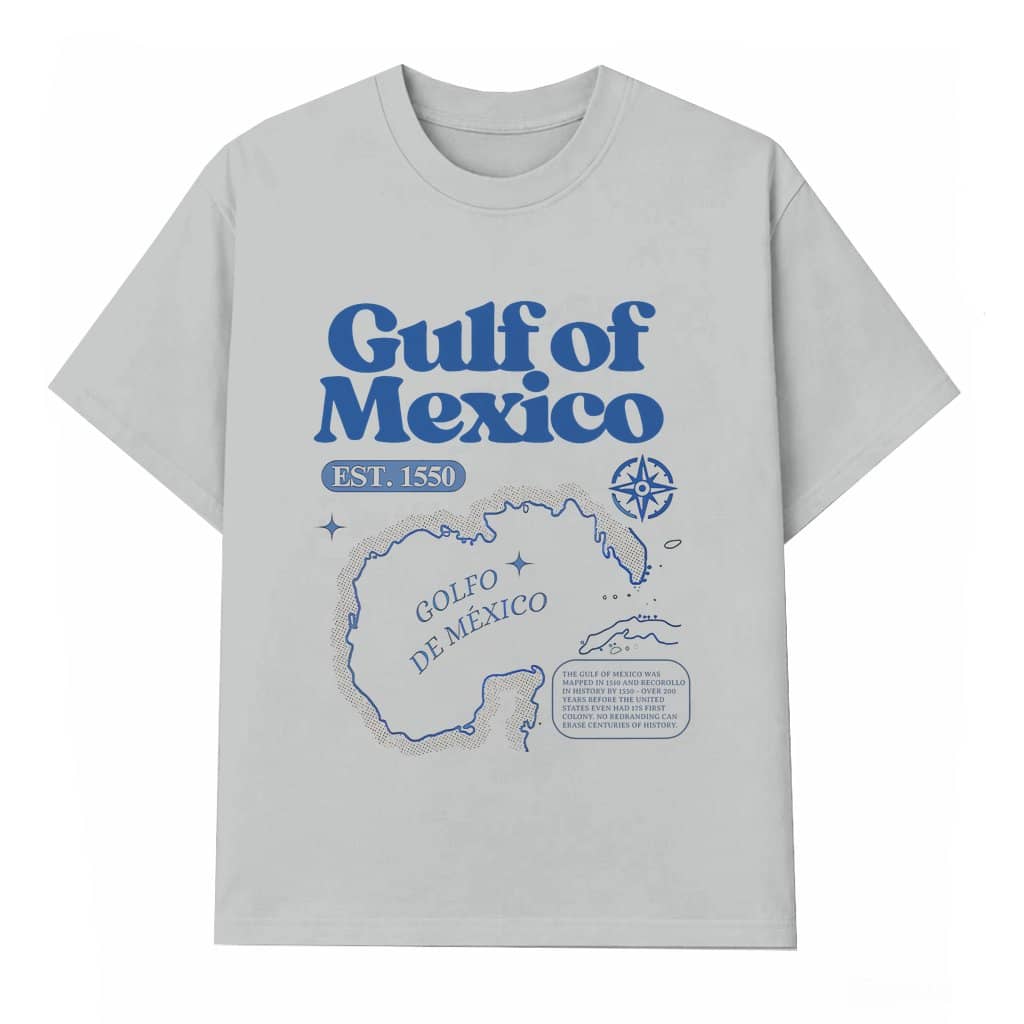 Gulf of Mexico Wash Tee – Beach Vacation Gift for Gulf Coast Beach Lovers Texas Florida Mississippi