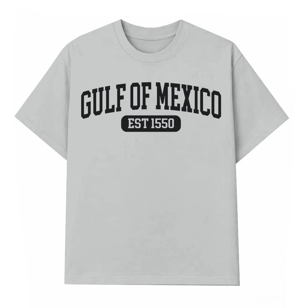 Gulf of Mexico Est 1550 Beach T-shirt – Progressive Gift for Progressives Political Statement