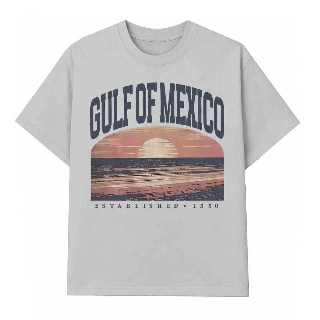 Gulf of Mexico T-shirt – Beach Vacation Gift for Women Men Gulf Coast Mexico Florida