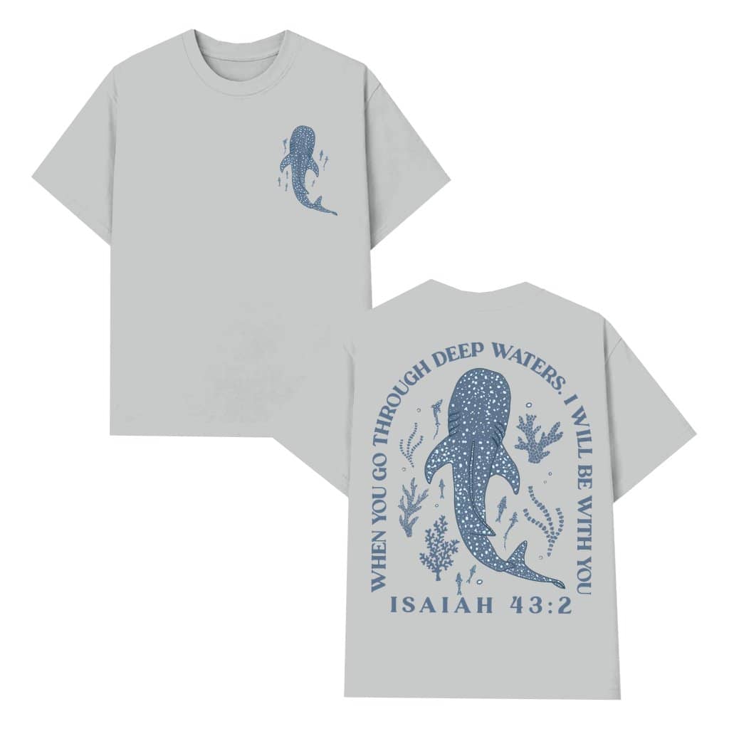Whale Shark T-shirt – Gift for Fans Beachy 2 Sided Print