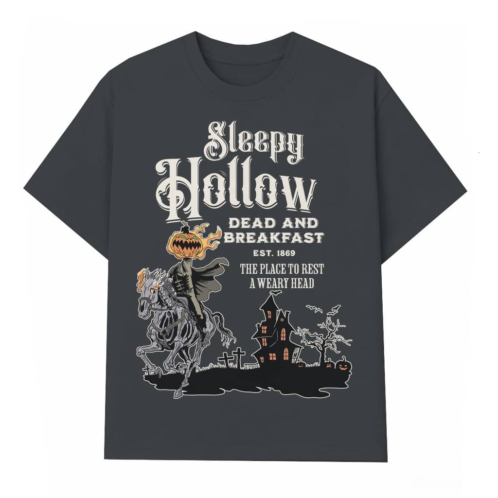 Scary Headless Horseman T-shirt – Halloween Gift Vintage Sleepy Hollow