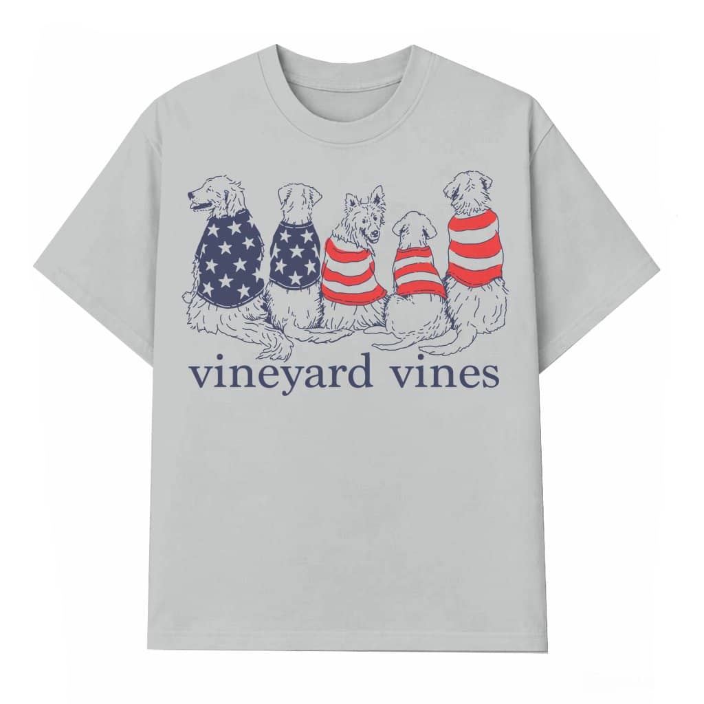 Americana Dogs T-shirt – Birthday Gift for Men and Women Classic Vintage