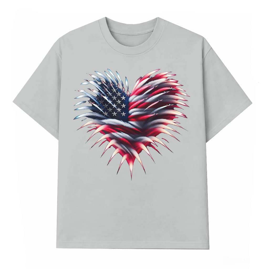 Vintage American Flag Fighter Jet USA 1776 T-shirt – 4th of July Patriotic Gift