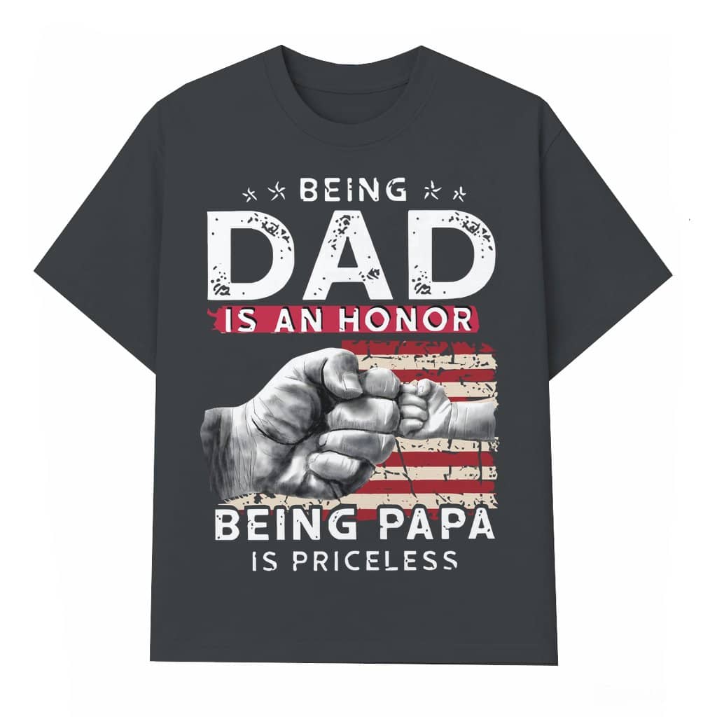 Vintage Dad T-shirt – Father's Day Gift for Dad Colorblock Print