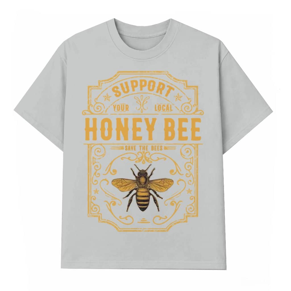 Honey Bee T-shirt – Summer Gift for Women Vintage Style