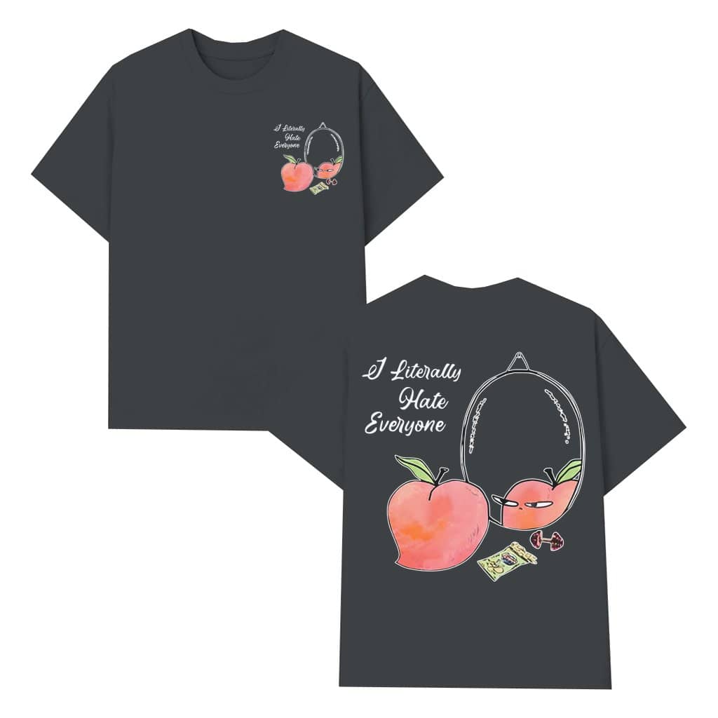 I LITERALLY HATE EVERYONE T-shirt – Funny Birthday Gift for Men Women Vintage