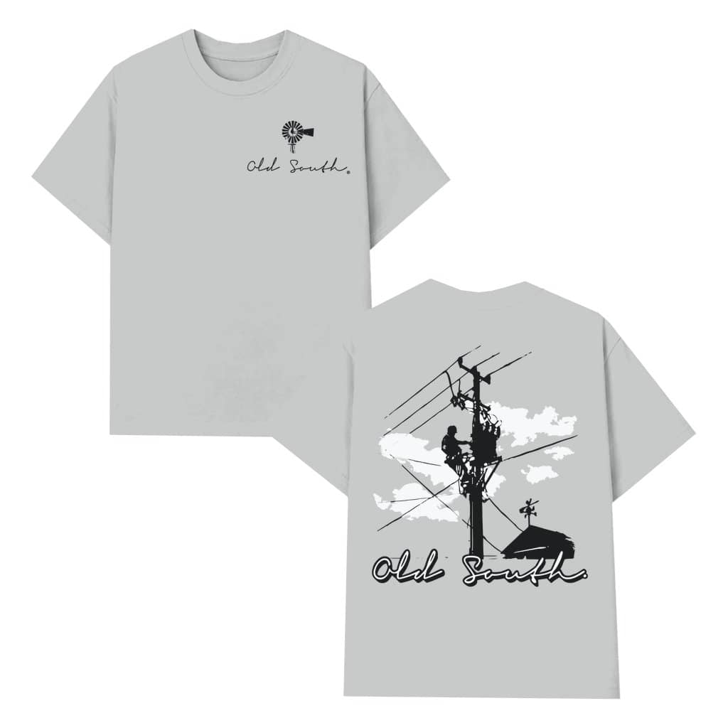 Lineman T-shirt – Gift for Lineman Vintage Retro Unisex 2 Sided Print