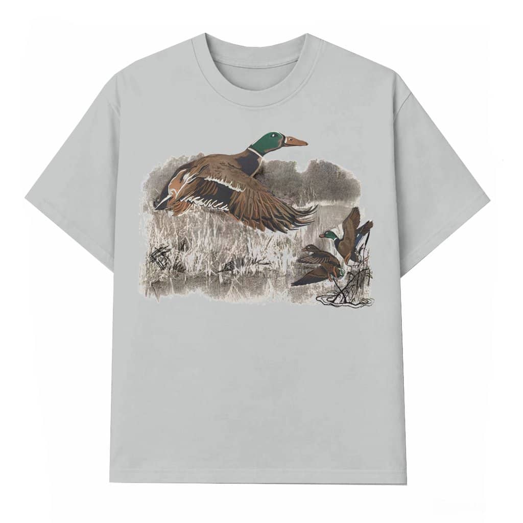 Vintage Mallard Duck T-shirt – Fall Gift for Animal Lover Retro