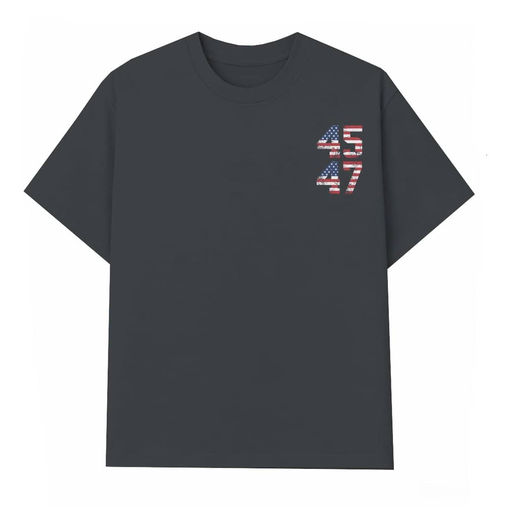 Minimalist Vintage USA Flag T-shirt – 4th of July Patriotic Gift