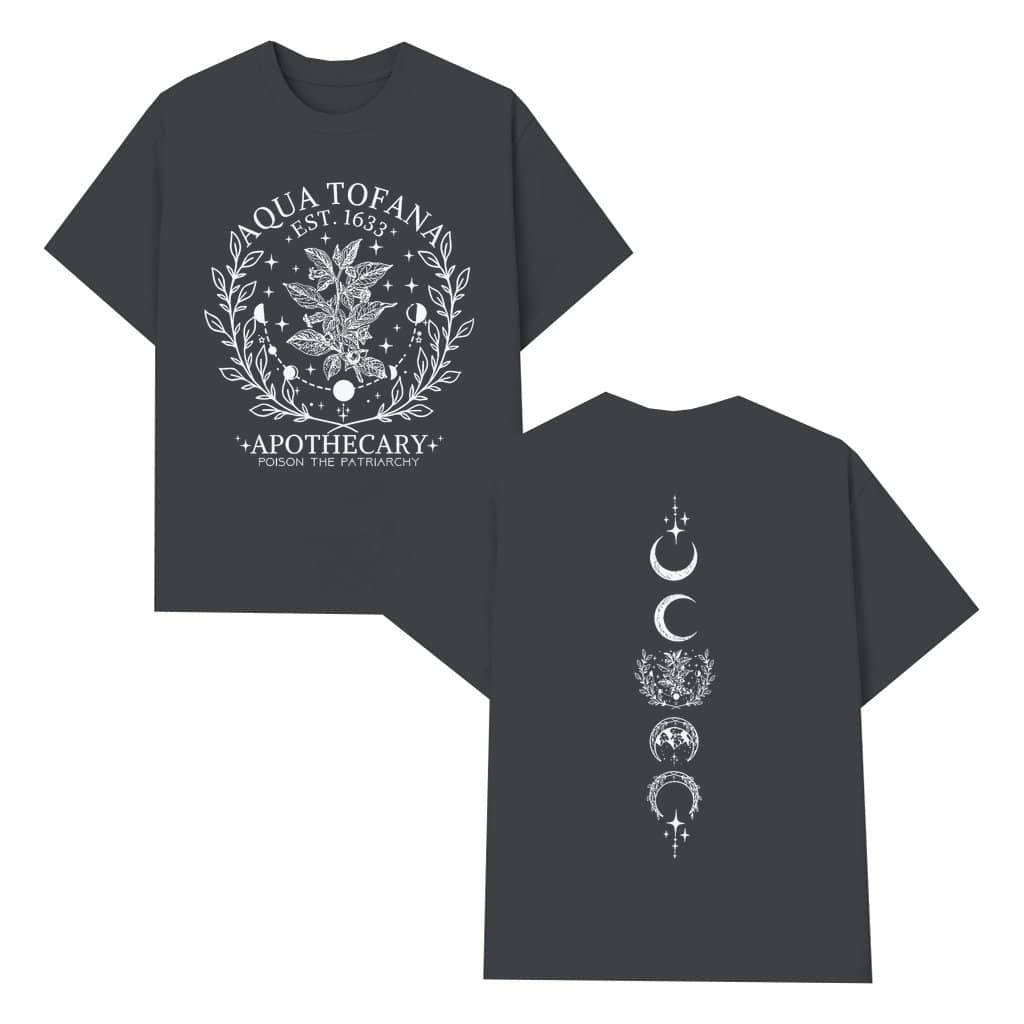 Poison The Patriarchy Aqua Tofana Tee – Funny Feminist Gift for Witchy Women Vintage