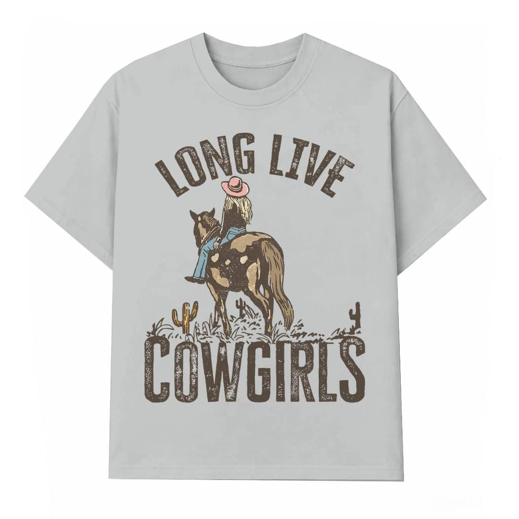 Vintage Cowgirls T-shirt – Western Country Gift for Women Horseback Rider Cactus