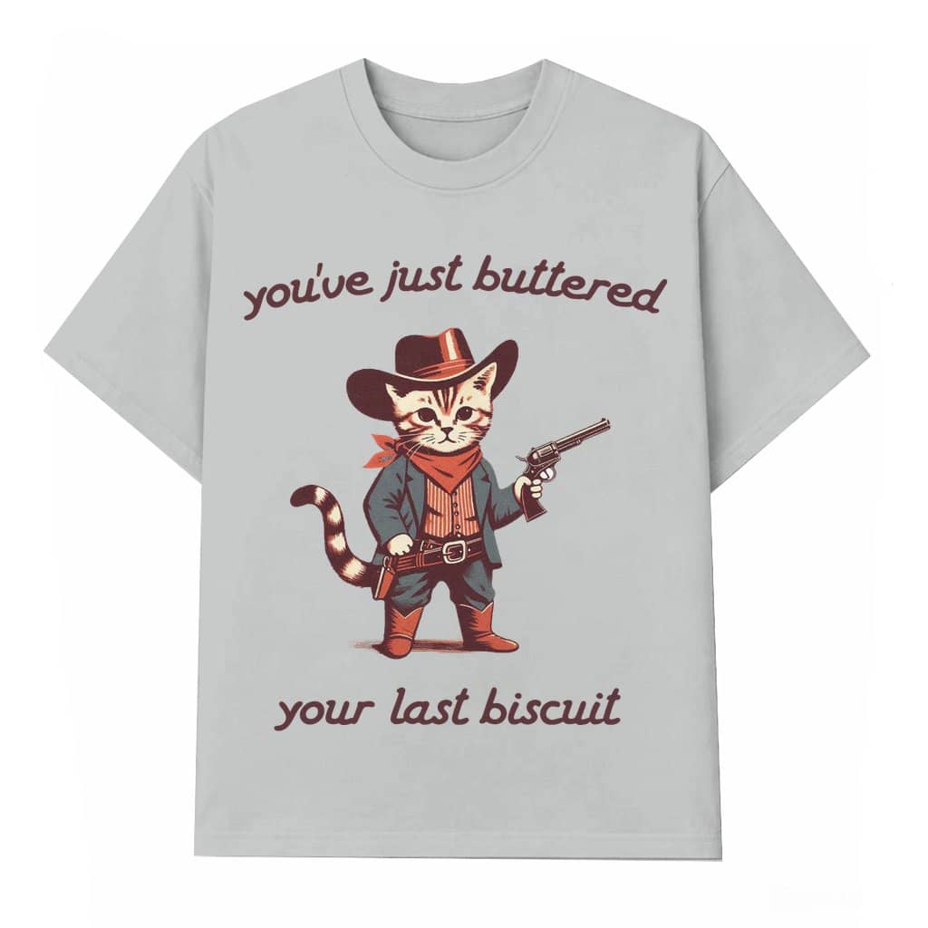 Meowdy Partner Funny Cowboy Cat T-shirt – Birthday Gift for Cat Lover